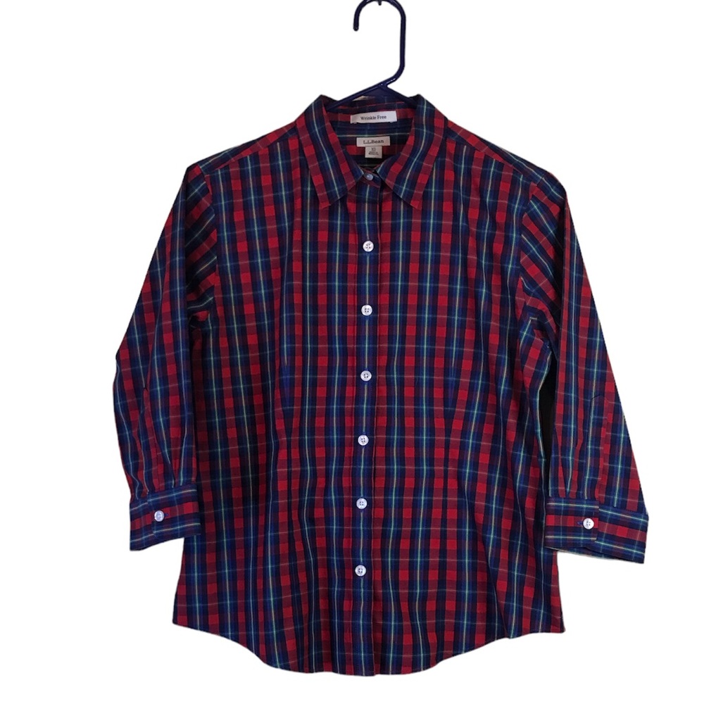 Ladies L.L.Bean wrinkle free button down shirt